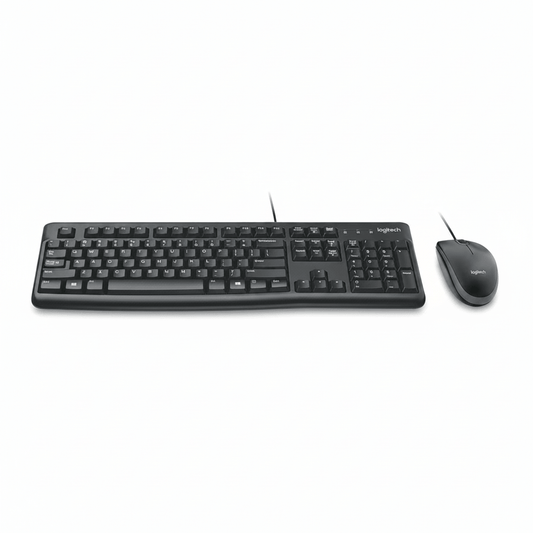 Kit Teclado y Mouse Logitech MK120 USB Negro