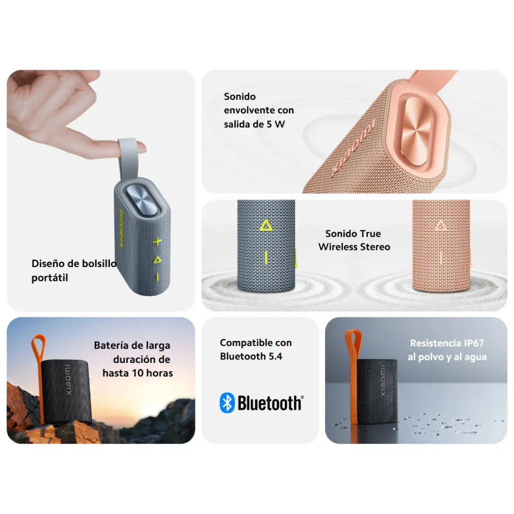 Parlante Xiaomi Sound Pocket Bluetooth Portátil