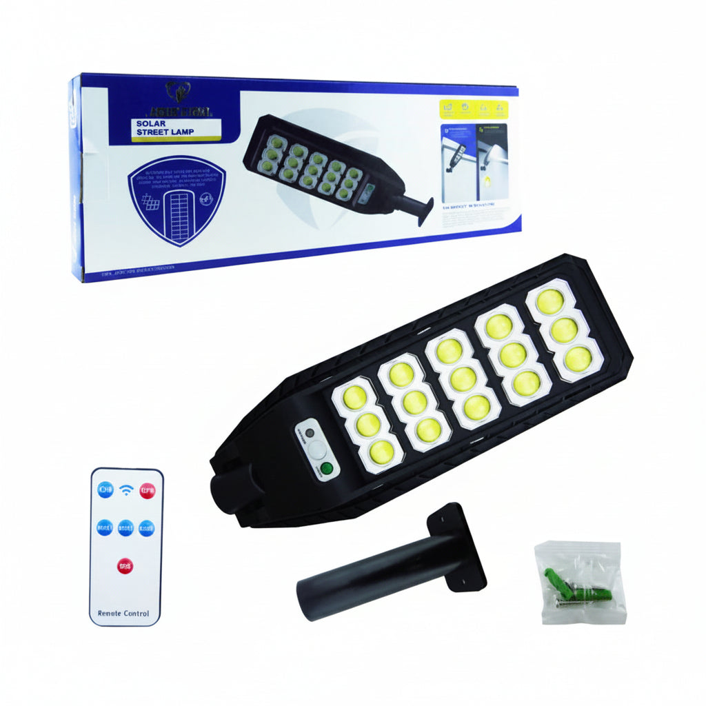 Reflector Solar LED 500W JORTAN con Sensor de Movimiento y Control Remoto
