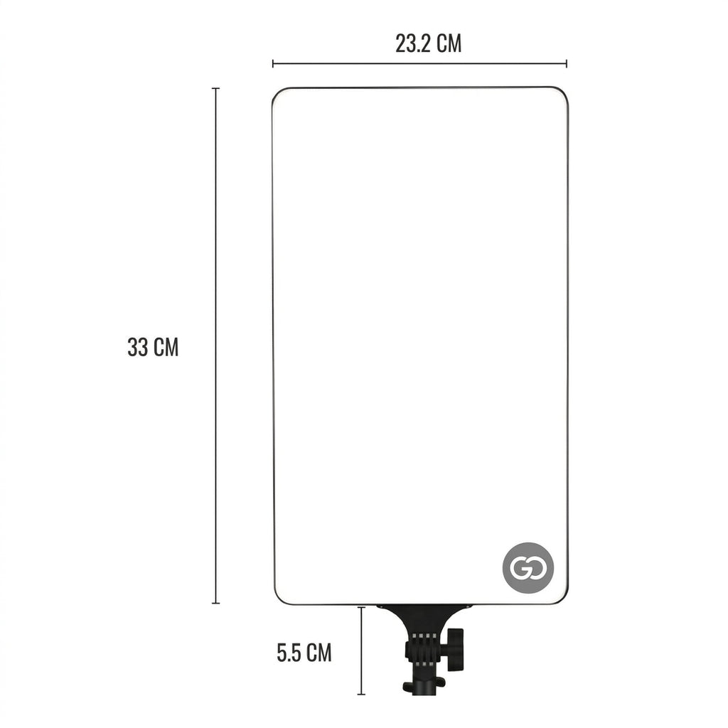 Panel de Luz LED RL16 con Trípode y Control Remoto