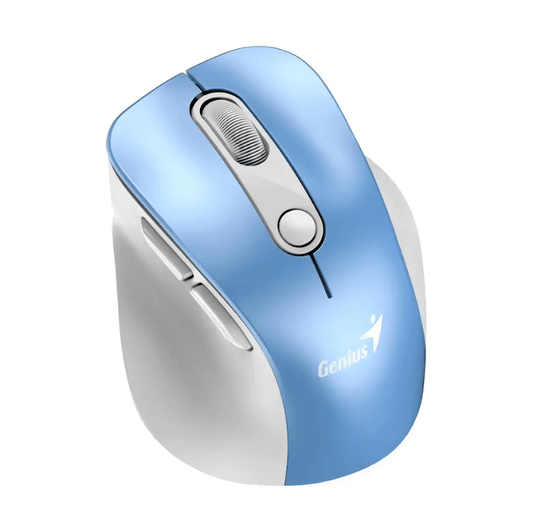 Mouse Genius Ergo 9000S Pro Inalámbrico Azul Claro