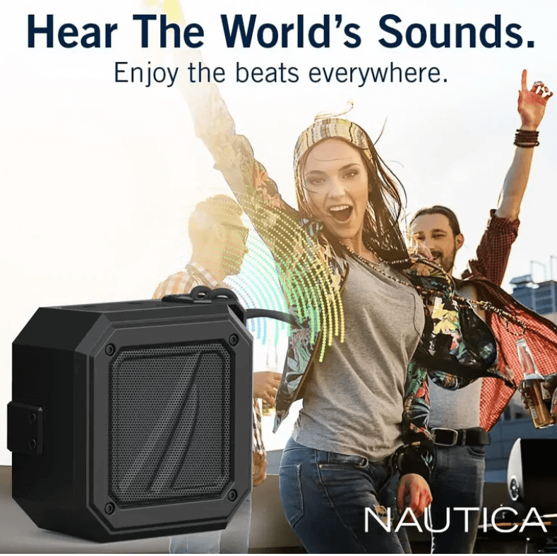 Parlante Bluetooth Náutica S100 Portátil IPX5 Sonido Potente
