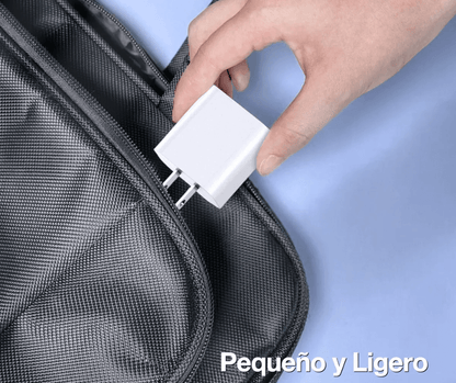 Cargador 1Hora USB-C PD 20W Carga Rápida con Cable C a C