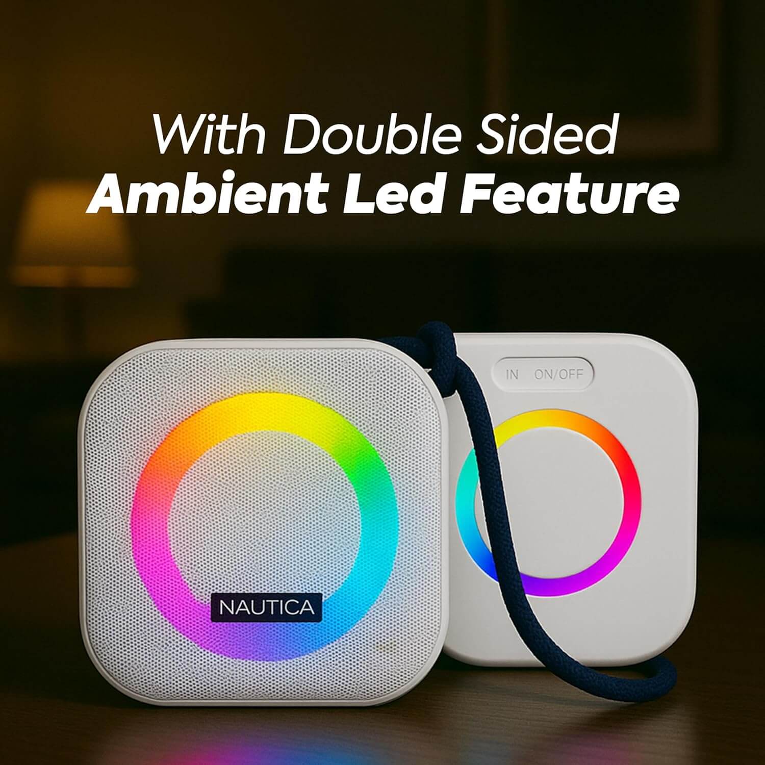 Parlante Bluetooth Nautica SP400 Portátil con Luces RGB