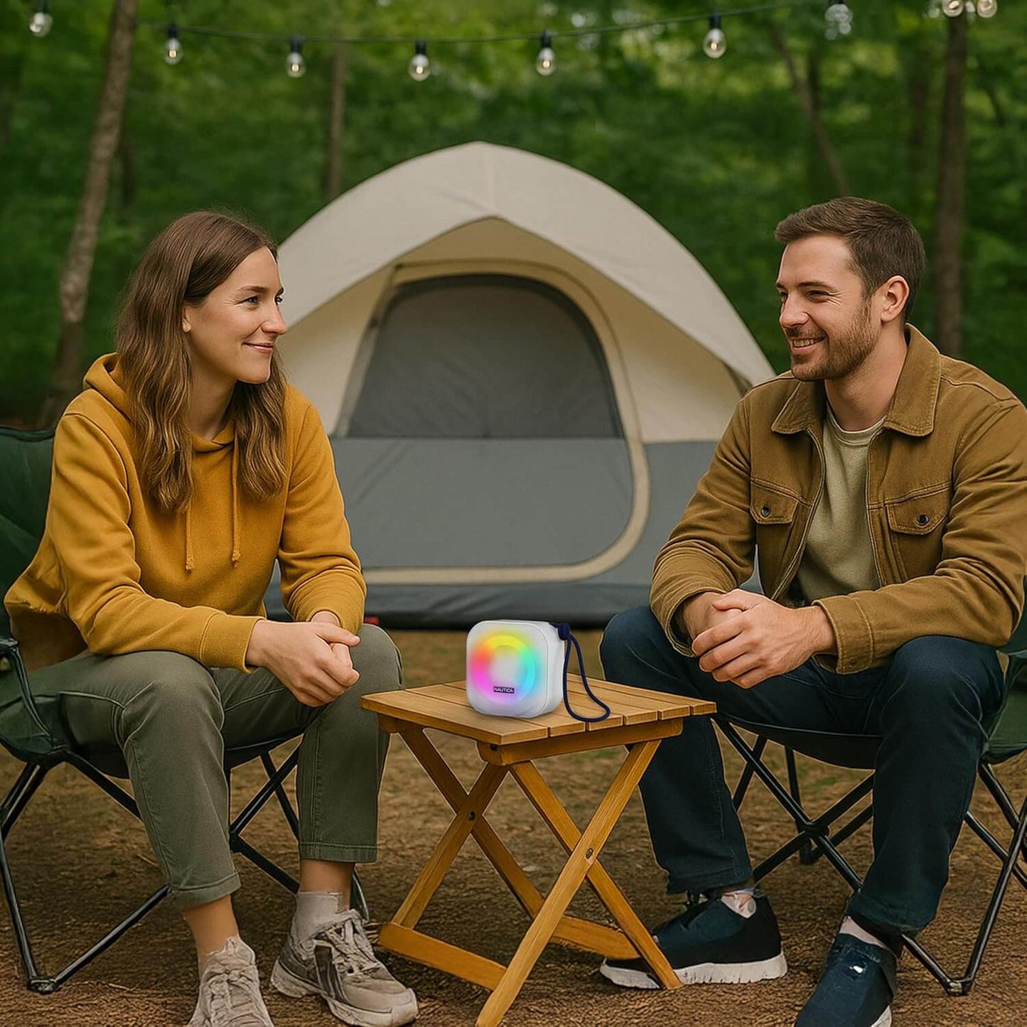 Parlante Bluetooth Nautica SP400 Portátil con Luces RGB