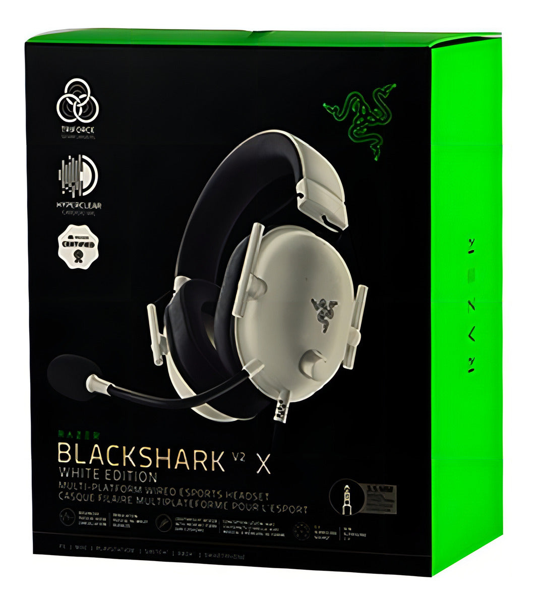 Audífonos Gamer Razer Blackshark V2 X White - 5