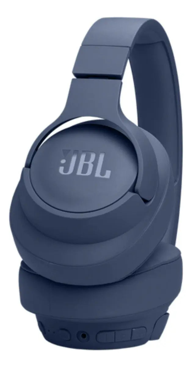 Audífonos JBL Tune 770NC color azul con cancelación de ruido y controles en la diadema
