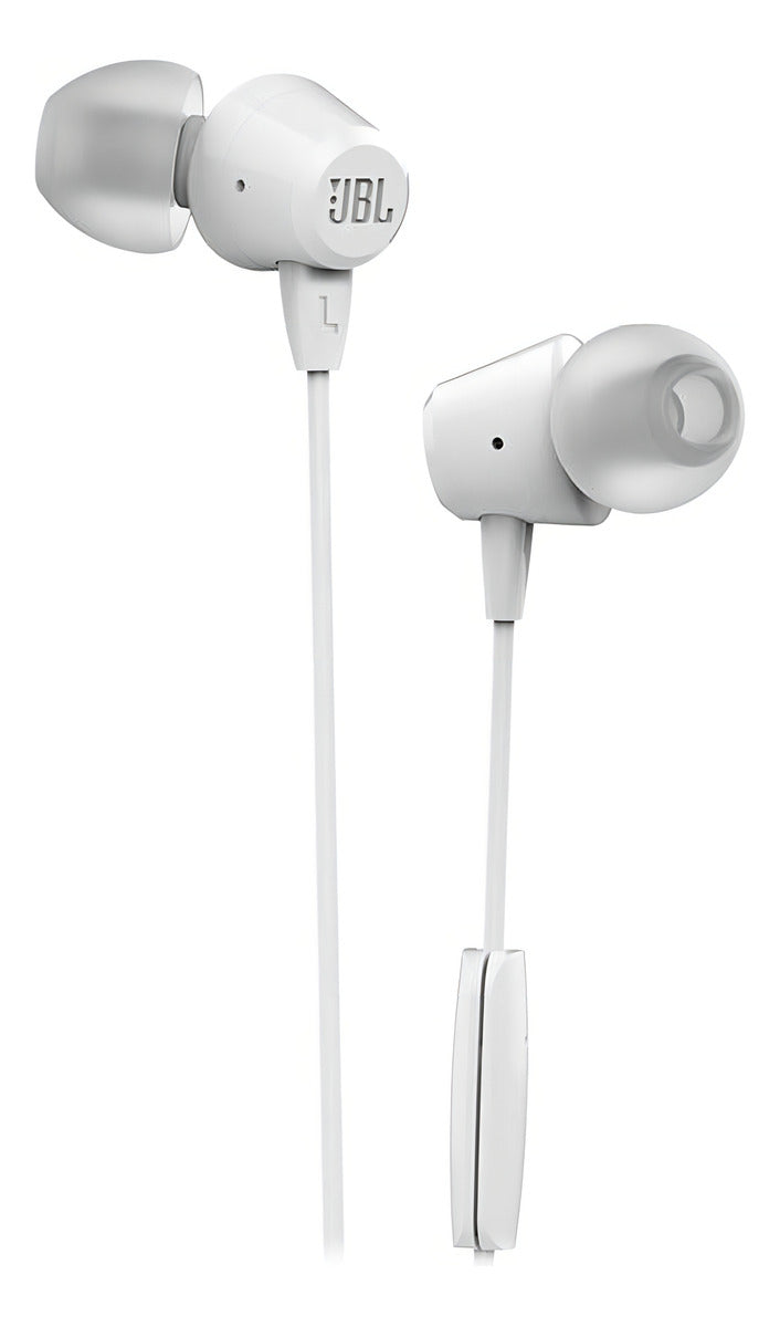 Audífonos Manos Libres Jbl C50hi Color Blanco
