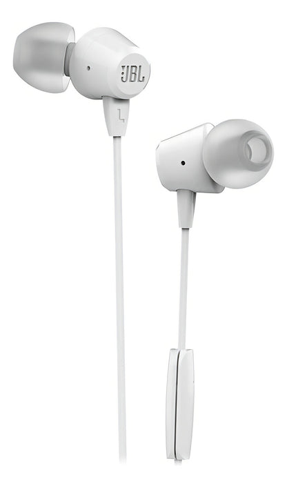Audífonos Manos Libres Jbl C50hi Color Blanco