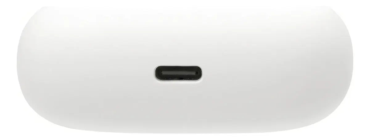 Estuche blanco de auriculares inalámbricos JBL Wave Beam 2 con puerto de carga USB-C