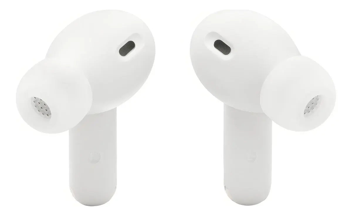 Auriculares inalámbricos Bluetooth JBL Wave Beam 2 color blanco, diseño elegante