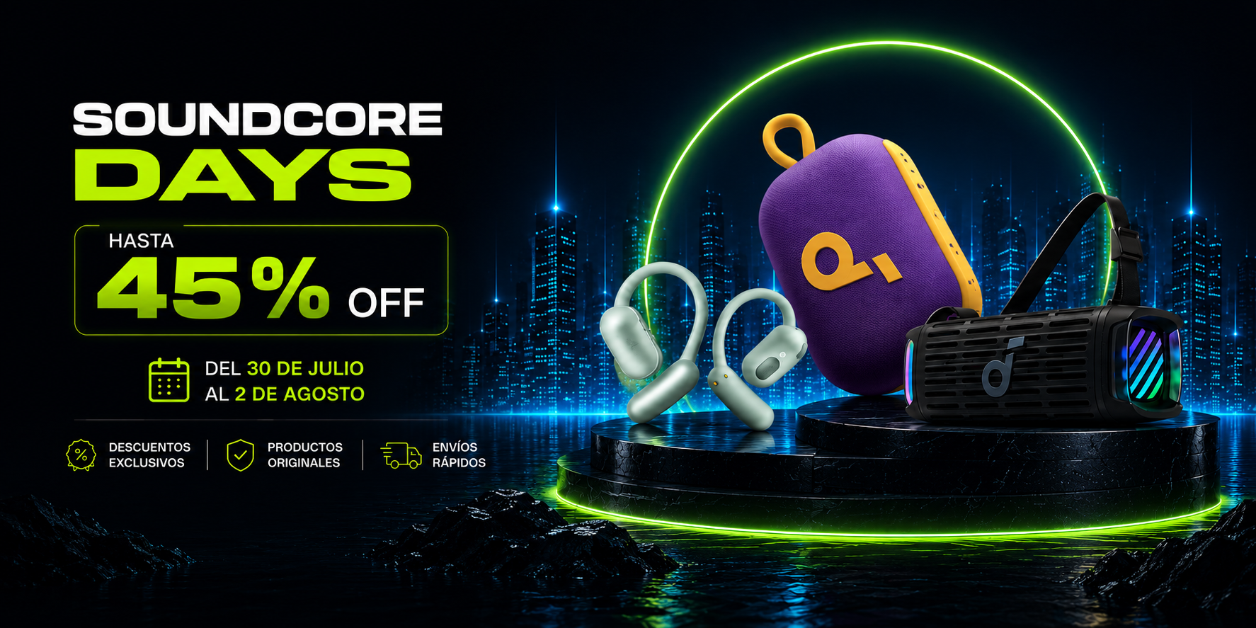 Banner 1 - Soundcore Days - Desk