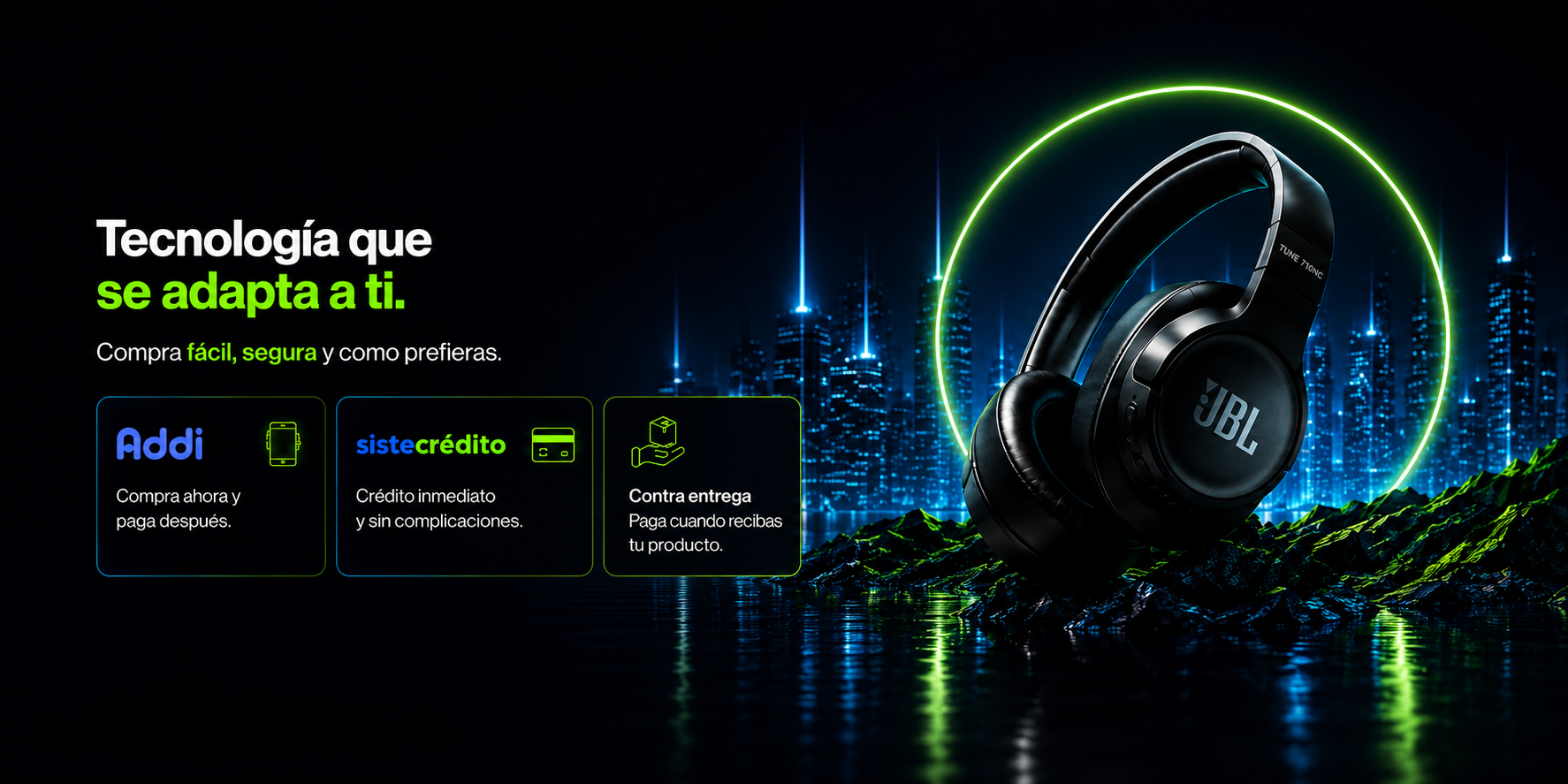 Banner 1 - Tecnologia que se adapta a ti - Desk