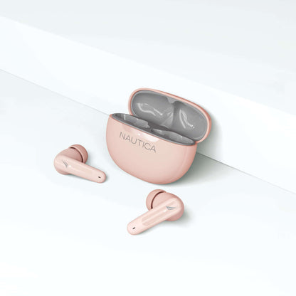 Audífonos Inalámbricos Nautica T200 Bluetooth con Estuche de Carga