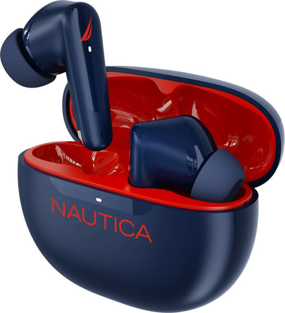Audífonos Inalámbricos Nautica T200 Bluetooth con Estuche de Carga