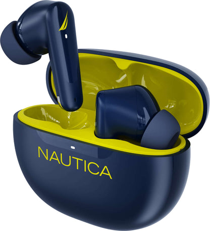 Audífonos Inalámbricos Nautica T200 Bluetooth con Estuche de Carga