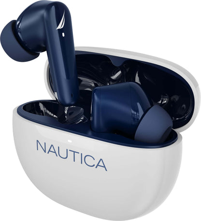 Audífonos Inalámbricos Nautica T200 Bluetooth con Estuche de Carga