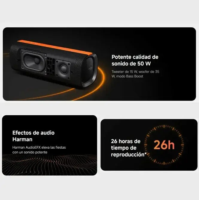 Parlante Bluetooth Xiaomi Ip67 Impermeable 50w Sound Party