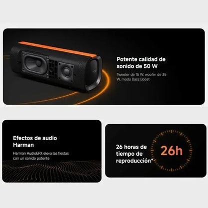 Parlante Bluetooth Xiaomi Ip67 Impermeable 50w Sound Party