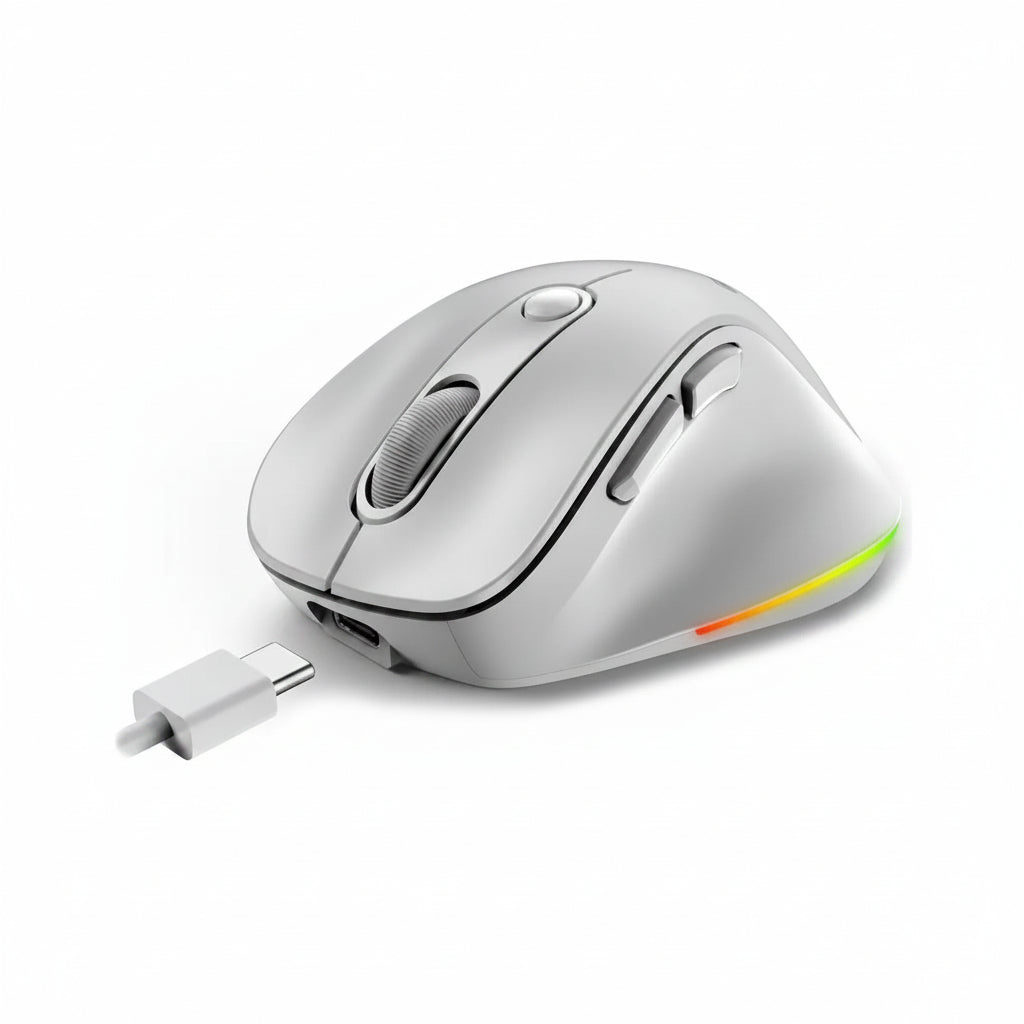 Mouse Genius Ergo 9000S Pro Inalámbrico Azul Claro