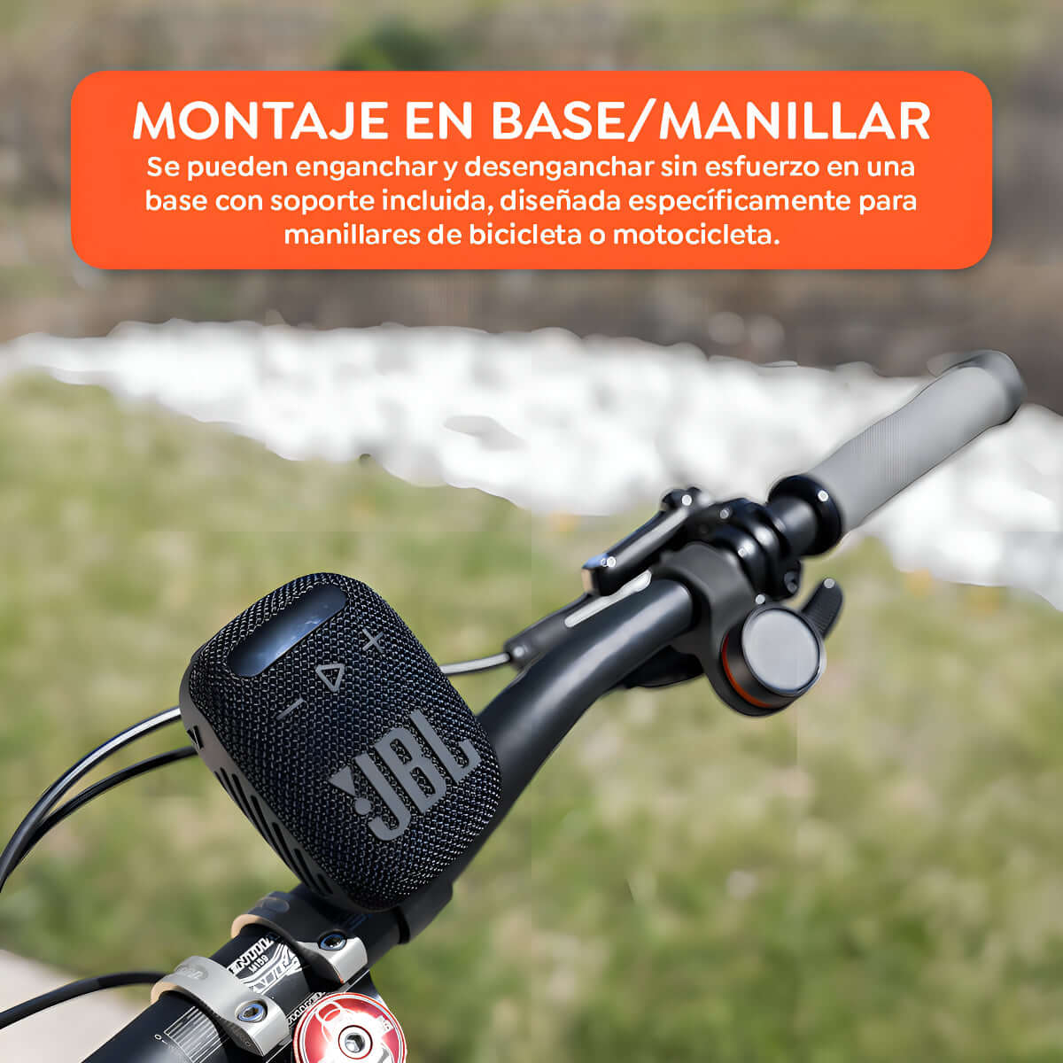 Parlante Jbl Wind 3 Bici Moto Bluetooth Micro Sd Y Radio Fm Voltaje