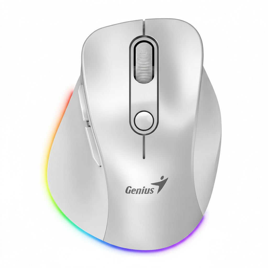 Mouse Genius Ergo 9000S Pro Inalámbrico Azul Claro
