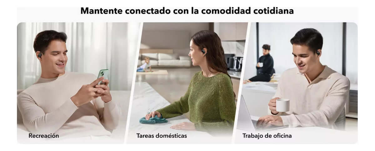 Auricular Soundcore AeroFit 2 – Open Ear y 42h de batería