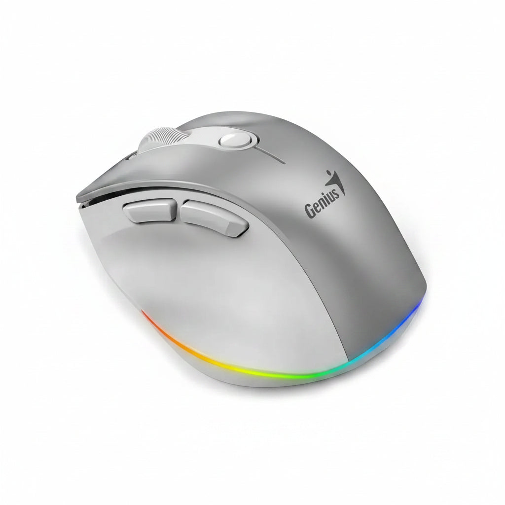 Mouse Genius Ergo 9000S Pro Inalámbrico Azul Claro