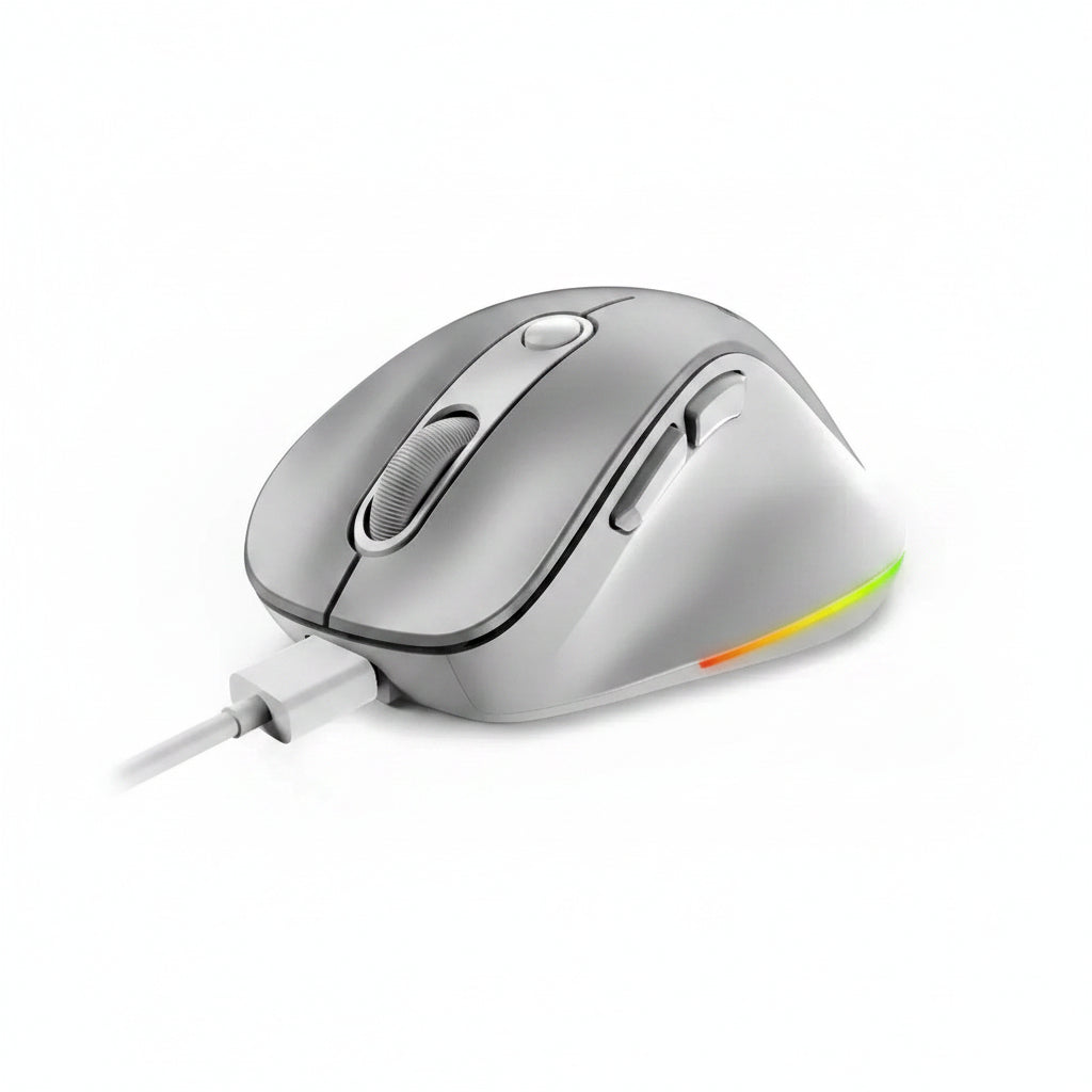 Mouse Genius Ergo 9000S Pro Inalámbrico Azul Claro