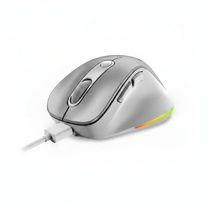 Mouse Genius Ergo 9000S Pro Inalámbrico Azul Claro