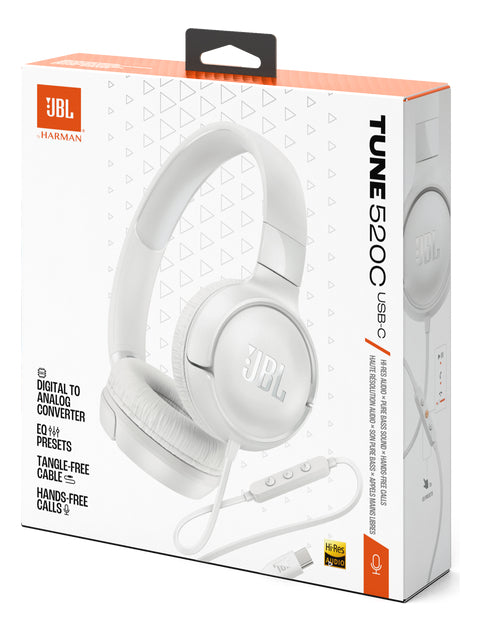 Auriculares Jbl Tune 520c Cableado Usb C