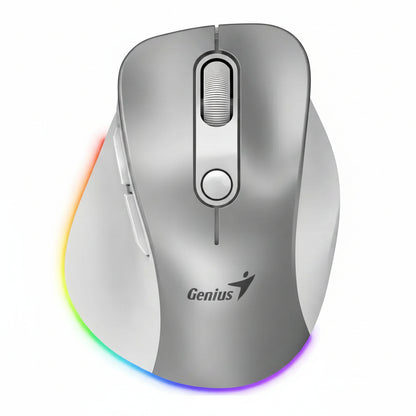 Mouse Genius Ergo 9000S Pro Inalámbrico Azul Claro