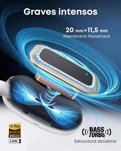 Auricular Soundcore AeroFit 2 – Open Ear y 42h de batería