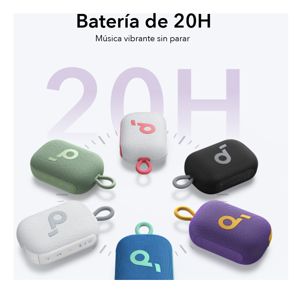 Parlante Bluetooth Soundcore Select 4 Go 5W IP67 Waterproof 20H