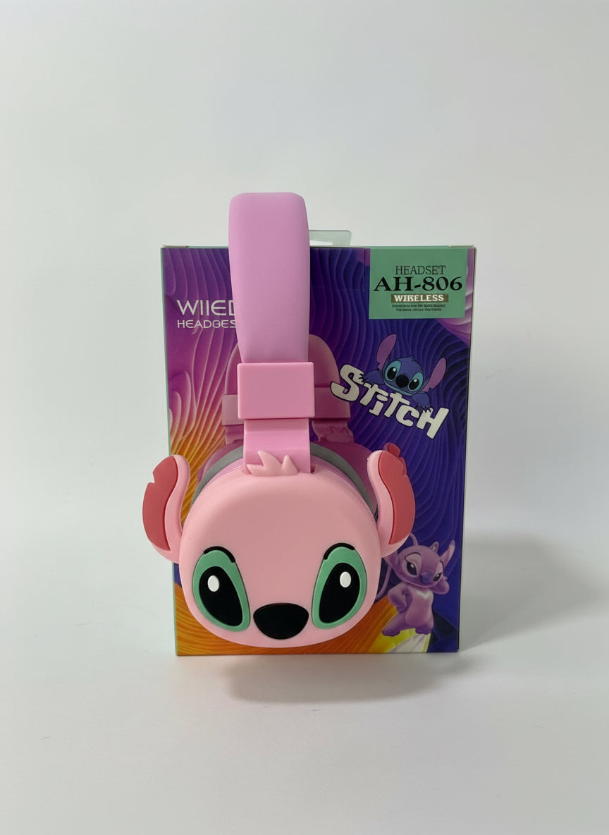 Audífonos Tipo Diadema Infantil Bluetooth Lilo & Stitch