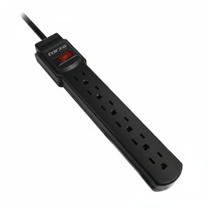 Multitoma Forza PS-611UL 6 Tomas 1875W 90cm Negro