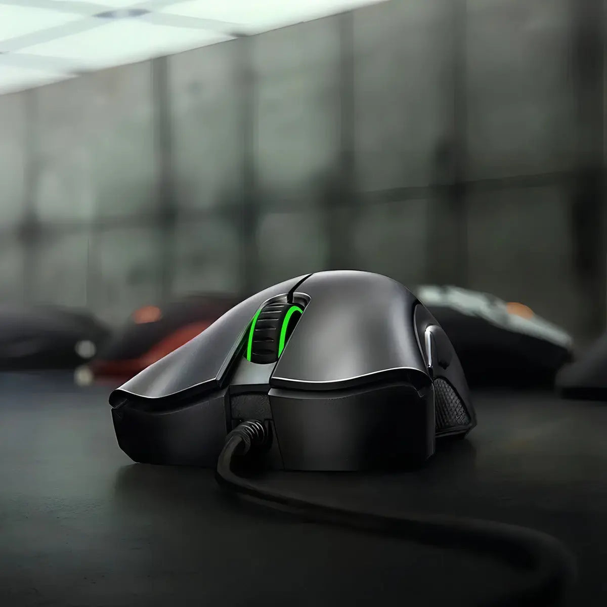 Ratón Razer Deathadder Essential Para Jugadores 5 Botones 6400 Dpi Color Negro - 9