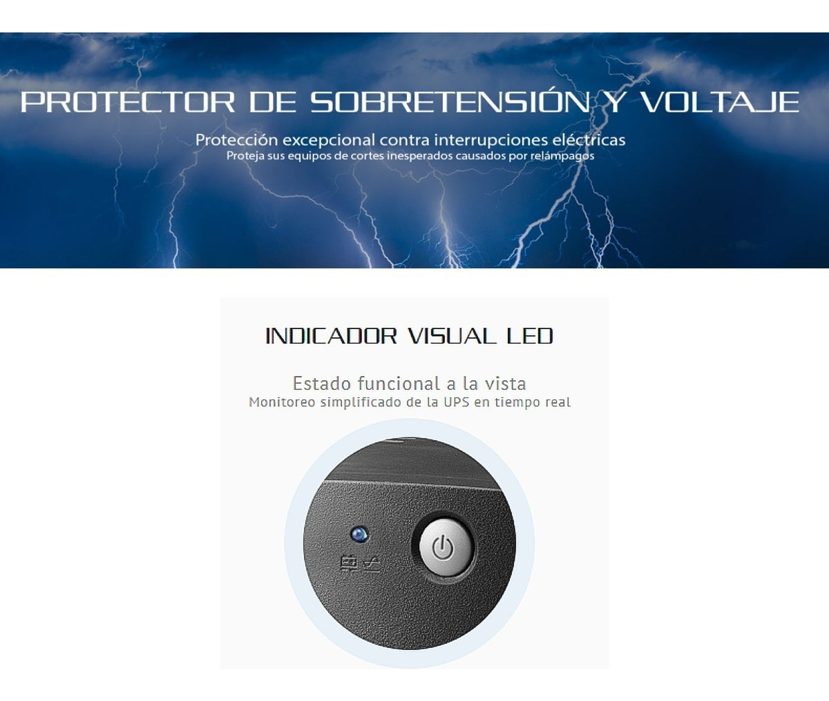 Ups Interactiva Forza BT-601, 600va/360w, 8 Tomas, Regulador Color Negro - 5