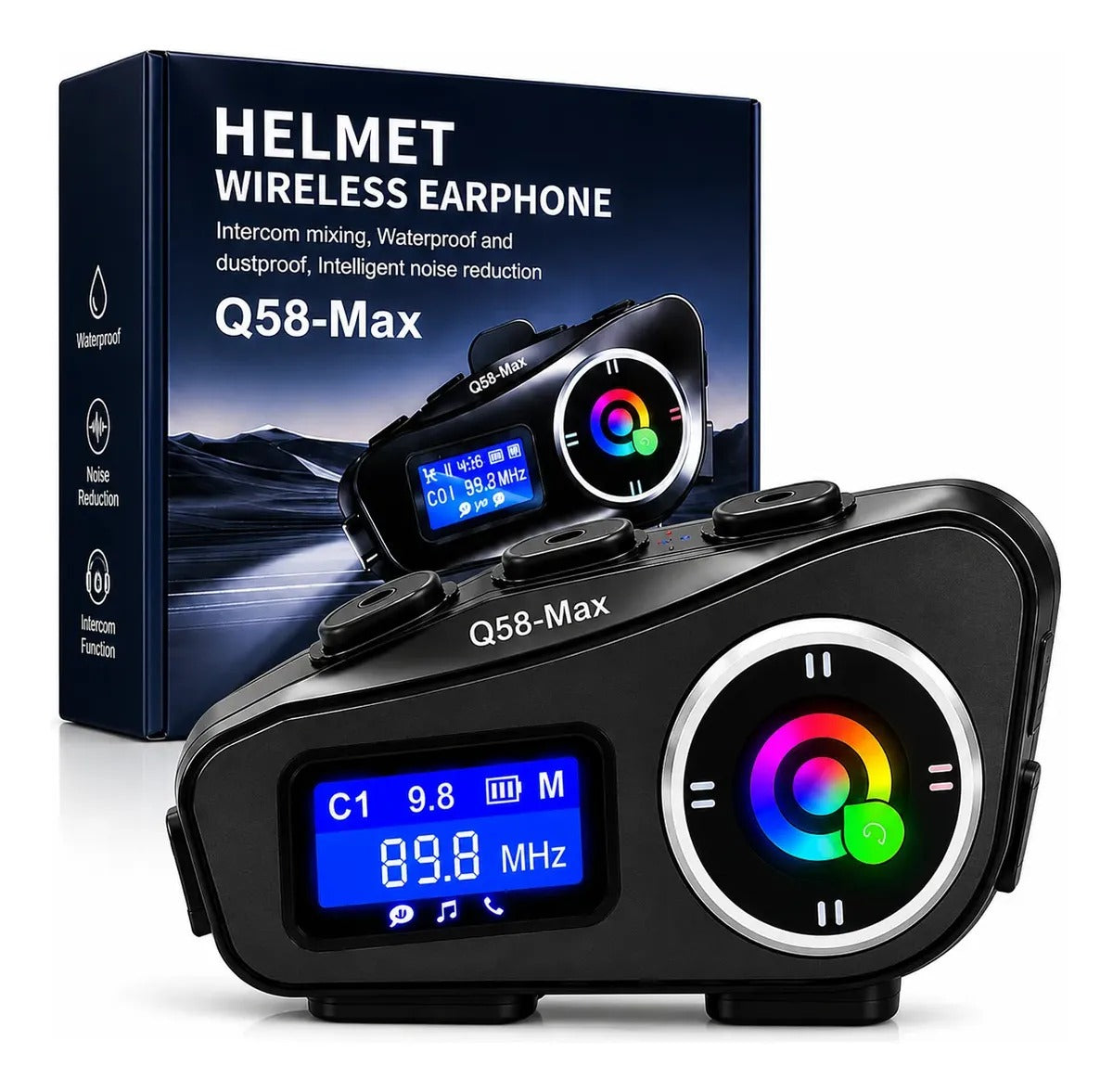 Gray helmet for bikers