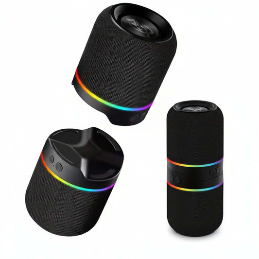 Parlante 2 en 1 Desmontable RGB M25 Bluetooth con Luces LED