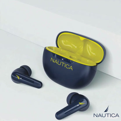 Audífonos Inalámbricos Nautica T200 Bluetooth con Estuche de Carga